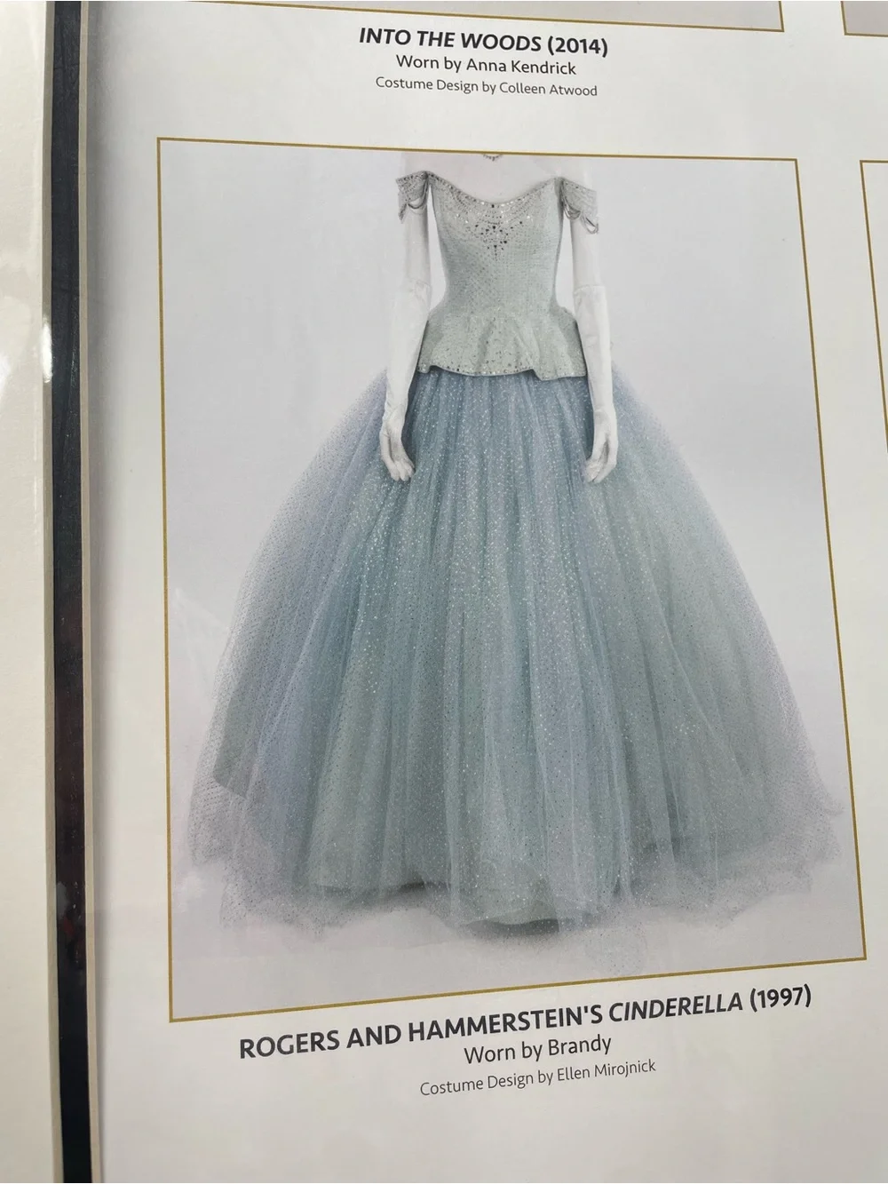 D23 Disney Archives The Art Of The Disney Costume: Cinderella Print 18”x24” NEW